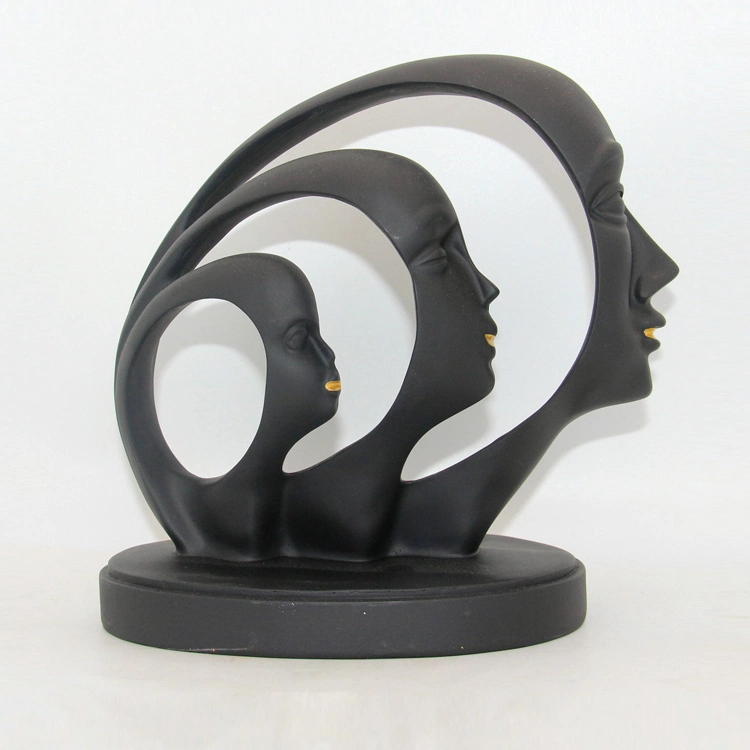 Custom Nordic Resin Abstract Thinker Statue Home Decor Book Ends